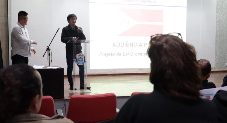 Prefeitura de Suzano realiza audiência pública da LOA 2027 na segunda-feira (17). Saiba como participar da definição do orçamento municipal.